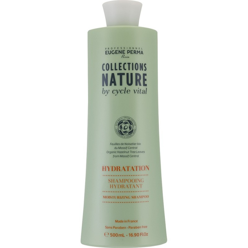 Eugene Perma Cycle Vital Nature Shampooing Hydratant - Шампунь для волос увлажняющий 500 мл21032998 Eugene Perma Cycle Vital Nature Shampooing Hydratant - Шампунь для волос увлажняющий 500 мл21032998Мягко очищает и увлажняет волосы, восстанавливает гидролипидный баланс. Придает гладкость, шелковистость и блеск.Молодые листья орешника из Центрального массива являются самым природным эликсиром красоты, и высоко ценятся за свои антиокисляющие и реконструирующие свойства