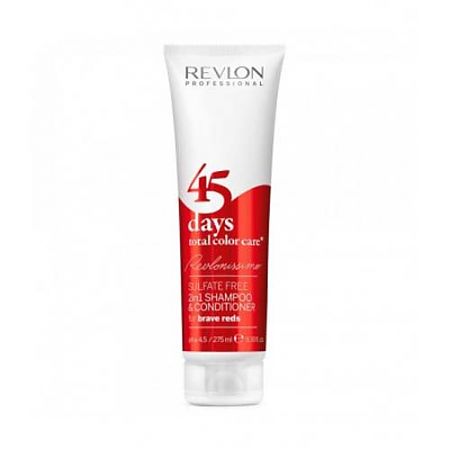 Revlon Professional RCC Shampoo and Conditioner Brave Reds – Шампунь-кондиционер для ярких красных оттенков 275 мл7208209000 Revlon Professional RCC Shampoo and Conditioner Brave Reds – Шампунь-кондиционер для ярких красных оттенков 275 мл7208209000Revlon Professional RCC Shampoo Conditioner Brave Reds Шампунь-кондиционер для ярких красных оттенковНовинка от компании Revlon – шампунь-кондиционер с очень нежной и мягкой текстурой, не содержащий сульфатов и гарантирующий полное сохранение цвета волос ярких красных оттенков на целых 45 дней. Средство великолепно подходит для ежедневного применения – благодаря провитамину В5 и поликвартениуму 55 шампунь-кондиционер придаёт волосам потрясающую эластичность, отличный блеск и защищает от вредных воздействий ультрафиолетовых лучей. Экстракт клюквы, который является сильным природным антиоксидантом, обеспечивает восстановление структуры волос, благоприятное влияет на кожу головы и устраняет воздействие свободных радикалов.Шампунь-кондиционер Ревлон Brave Reds это великолепное средство очищения волос, ухода за ними и поддержания интенсивности цвета волос до следующей процедуры окрашивания.