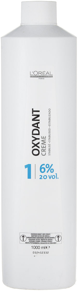 LOreal Professionnel Крем-оксидент 6% Oxydant-Cream, 1000 млE0449282 LOreal Professionnel Крем-оксидент 6% Oxydant-Cream, 1000 млE0449282Средство Оксидент разработано специально для применения в комплексе с крем-краской. Оно дает возможность осуществить окрашивание без какого-либо вреда для структуры волос. Результатом этого окажется получение более яркого и стойкого цвета.Подобный эффект возможен исключительно благодаря микрокатионному полимеру Ионен G, обеспечивающему неповторимой равномерное распределение окраски и протекцию волос не только изнутри, но еще и снаружи.Благодаря восковой основе, происходит бережное окутывание каждого волоска протекционным слоем, именно он препятствует влиянию отрицательных факторов окружающей среды и положительно влияет на стойкость и удержание оттенка.