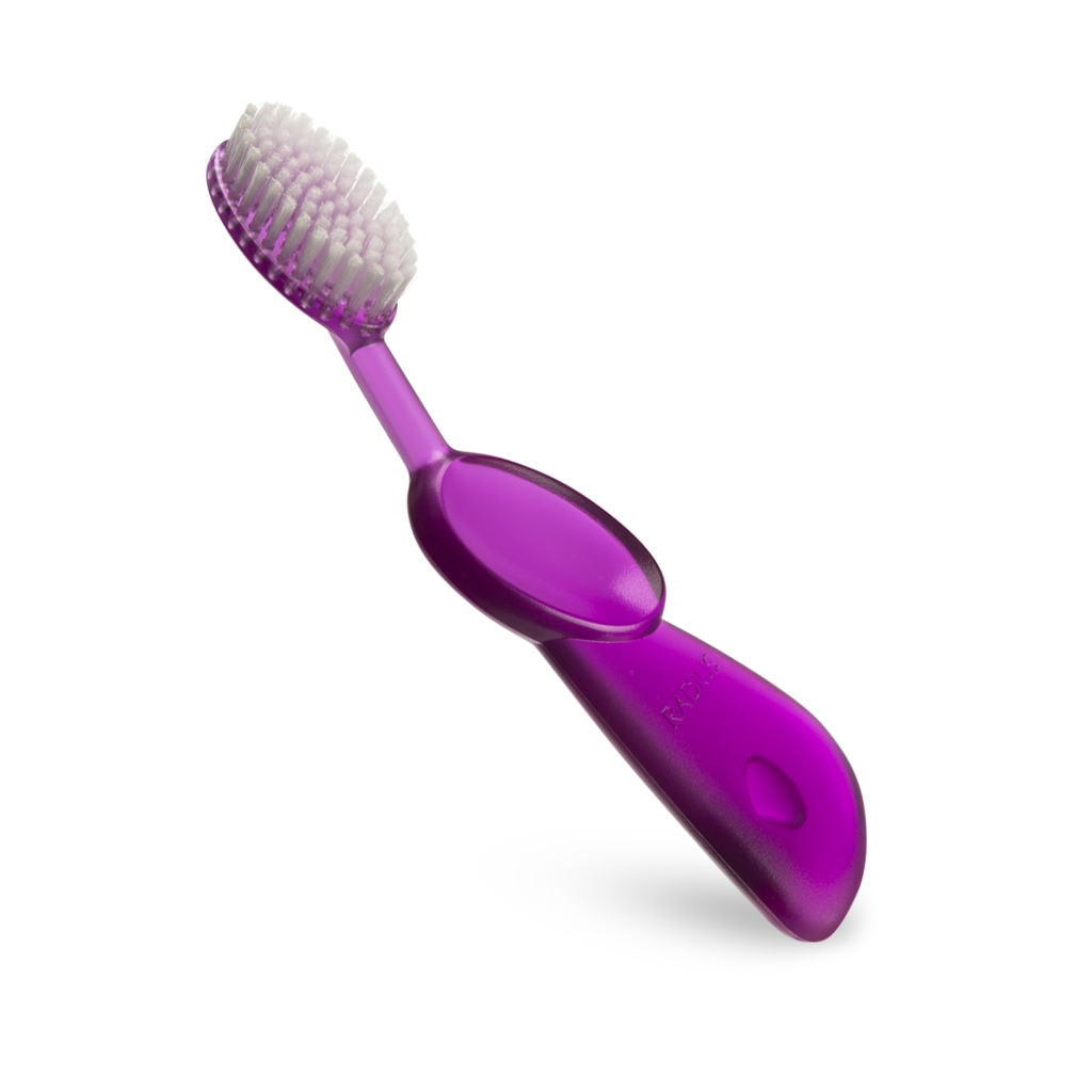 Radius, Зубная щетка для взрослых Original/Toothbrush Original/ фиолетовая для правшей