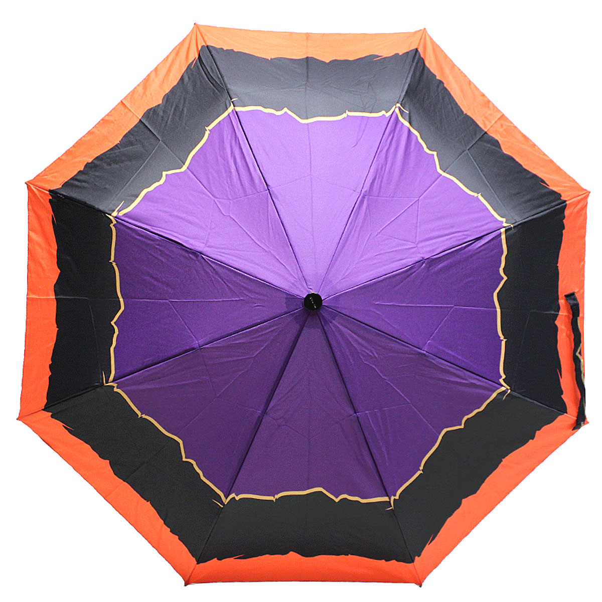 Зонт женский Knirps, цвет: фиолетовый, черный, оранжевый. 8786693