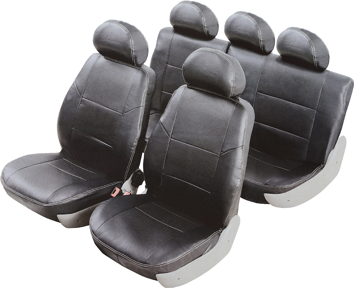 Чехлы автомобильные Senator Atlant, для Renault Logan 2004-2013, седан, 2 подголовник, цвет: черныйS1013571 Чехлы автомобильные Senator Atlant, для Renault Logan 2004-2013, седан, 2 подголовник, цвет: черныйS1013571Автомобильные чехлы Senator Atlant изготовлены из качественной мягкой экокожи, триплированной огнеупорным поролоном толщиной 5 мм, за счет чего чехол приобретает дополнительную мягкость. Подложка из спандбонда сохраняет свойства поролона и предотвращает его разрушение. Водительское сиденье имеет усиленные швы, все внутренние соединительные швы обработаны оверлоком. Чехлы идеально повторяют штатную форму сидений и выглядят как оригинальный кожаный салон. Разработаны индивидуально для каждой модели автомобиля. Дизайн чехлов Senator Atlant приближен к оригинальной обивке салона. Чехлы имеют вставки из перфорированной кожи по центру переднего сиденья и на подголовниках, которые создают дополнительный комфорт во время поездки. Декоративная контрастная прострочка по периметру авточехлов придает стильный и изысканный внешний вид интерьеру автомобиля. В спинках передних сидений расположены карманы, закрывающиеся на молнию. Чехлы сохраняют полную функциональность салона - трансформация сидений, возможность установки детских кресел ISOFIX, не препятствуют работе подушек безопасности AIRBAG и подогреву сидений. Для простоты установки используется липучка Velcro, учтены все технологические отверстия. Авточехлы Senator Atlant просты в уходе - загрязнения легко удаляются влажной тканью. Чехлы имеют раздельную схему надевания.