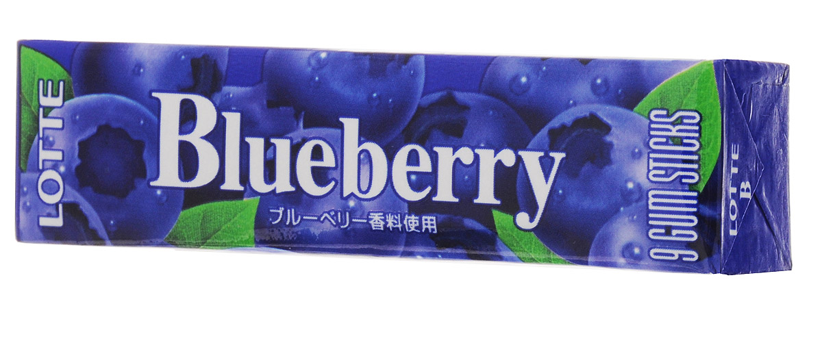 Lotte Blueberry жевательная резинка, 26 г45126543 Lotte Blueberry жевательная резинка, 26 г45126543Жевательная резинка Blueberry – очередной хит от японской компании Lotte. Она отлично подойдет как любителям фруктовых жевательных резинок, так и тем, кто не любит сладкие вкусы. Легкая кислинка и отличное послевкусие вам обеспечены!