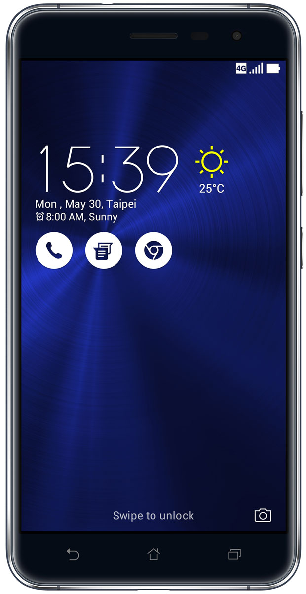 ASUS ZenFone 3 ZE552KL, Sapphire Black (90AZ0121-M01140)90AZ0121-M01140 ASUS ZenFone 3 ZE552KL, Sapphire Black (90AZ0121-M01140)90AZ0121-M01140ZenFone 3 - это современный смартфон с оригинальным дизайном и высококачественной камерой, который станет вашу жизнь чуть более необычной.Современный смартфон, отделанный с обеих сторон защитным стеклом безупречно выверенной формы. Тонкий корпус, который идеально ложится в ладонь. Оригинальный узор из концентрических окружностей, украшающий заднюю панель и выгравированный на кнопках, как отражение философской гармонии Дзен. Вы хотите получить совершенно новые впечатления от своего нового смартфона? Просто взгляните и прикоснитесь к ZenFone 3.ZenFone 3 - это синоним тонкой работы. Заключенный в корпус из высокопрочного стекла Corning Gorilla Glass со скругленными кромками, данный смартфон имеет толщину всего 7,69 мм. Красоту его изысканного дизайна подчеркивают акценты на боковых гранях, выполненные методом алмазной резки. Это шедевр современного инженерного искусства, которым вы никогда не устанете наслаждаться.ZenFone 3 оснащается превосходным дисплеем с диагональю 5,5, разрешением Full-HD (1920х1080 пикселей), увеличенной до 600 кд/м2 яркостью и широкими углами обзора, что обеспечивает качественное изображение даже в условиях сильного солнечного освещения. Причем благодаря сверхтонкой рамке (2,1 мм) и большой площади (более 77% от размера передней панели) экран ничуть не влияет на компактность смартфона.Технология PixelMaster 3.0 выводит фотовозможности устройств серии ZenFone 3 далеко за рамки доступного обычным смартфонам. Чтобы запечатлеть уникальную красоту окружающего мира в ее неповторимом великолепии, ZenFone 3 оснащается 16-мегапиксельным сенсором, светосильным объективом f/2.0 и системой тройной следящей автофокусировки TriTech с быстродействием от 0,03 с. Если добавить к этому высокоэффективную систему оптической и электронной стабилизации изображения, а также датчик цветокоррекции, то можно не сомневаться: четкие снимки и видеоролики с естественными, насыщенными цветами можно получить буквально одним касанием. PixelMaster 3.0 - настоящая революция в мобильной фотографии.ZenFone 3 оснащается уникальной системой, которой нет у других смартфонов - технологией тройной автофокусировки TriTech. Впервые в мире инженеры ASUS объединили три технологии наведения камеры смартфона на резкость - лазерную, фазовую и следящую, и добились при этом потрясающей эффективности. Время фокусировки составляет всего 0,03 с - в различных условиях и сценариях съемки. ZenFone 3 сфокусируется в 10 раз быстрее, чем вы успеете моргнуть!При фотосъемке система 4-осной оптической стабилизации распознает колебания камеры и компенсирует смазывание изображения, а 3-осная электронная стабилизация помогает записывать плавные видеоролики даже при съемке с рук или на ходу.Особая технология изготовления светорегистрирующей матрицы с глубокой изоляцией пикселей, блокирующей перетекание фотонов света между соседними ячейками, повышает общее качество изображения, а благодаря сенсору цветокоррекции, который выявляет в кадре объекты с нестандартной освещенностью, становится возможным делать снимки с максимально естественной цветопередачей. Эти функции отлично сочетаются с продвинутыми режимами съемки, такими как режим 4-кратного супер-разрешения и режим расширенного динамического диапазона (HDR) с отображением получаемого результата в реальном времени - еще до того, как вы нажмете на спуск.Изысканно элегантный ZenFone 3 не выглядит мощным рекордсменом, однако его внешность обманчива, когда речь заходит о производительности. Ведь в его аппаратную конфигурацию входит 64-битный процессор Qualcomm серии Snapdragon 625, выполненный по новейшей технологии 14 нм (с 35% экономией расхода энергии), оперативная память объемом 4 ГБ и продвинутое графическое ядро Adreno 506. Новинка поддерживает мобильный стандарт 4G/LTE со скоростью передачи данных до 300 Мбит/с и использует обратимый разъем USB Type-C.Расположенный на задней панели сканер отпечатка пальца служит не только для моментальной разблокировки смартфона, но и поддерживает несколько других полезных функций.Слушая музыку с помощью ZenFone 3, вы окунаетесь в мир звуков, которые обычные смартфоны просто не в состоянии воспроизвести - потому что только ZenFone 3 поддерживает технологию SonicMaster и сертифицирован для воспроизведения аудио высокого разрешения. Благодаря использованию динамиков с 5 магнитами, звуковой катушки с металлическим каркасом и резонансной камеры особой конструкции он выдает насыщенный и чистый звук. Кроме того, подключив к ZenFone 3 любимые наушники, вы сможете насладиться аудиофильским звучанием в формате 24 бита/192 кГц - в 4 раза лучше, чем качество обычных аудиодисков!В линейке смартфонов ZenFone 3 реализован пользовательский интерфейс ZenUI, разработанный специально для мобильных устройств ASUS, поэтому вам предлагается улучшенный дизайн, увеличенная производительность и множество дополнительных функций по сравнению со стандартным интерфейсом. Например, прогноз погоды теперь выводится с красочными анимационными эффектами, а внешний вид виджета часов стал еще более стильным. Кроме того, оживлению интерфейса способствуют эффект параллакса во время пролистывания, а замораживание фона помогает глазам сфокусироваться на главном. Удобный и функциональный, ZenUI 3.0 - это не просто пользовательский интерфейс, это надежный помощник, который всегда под рукой!Game Genie - это уникальный комплекс технологий, реализованный в пользовательском интерфейсе ZenUI 3.0 специально для любителей мобильных игр. С ним можно воспользоваться всплывающим справочным окном прямо во время игры, увеличить геймерскую производительность смартфона или организовать онлайн-трансляцию игрового процесса через сервисы YouTube или Twitch - если вам действительно есть, чем похвастаться перед друзьями!Телефон сертифицирован EAC и имеет русифицированный интерфейс меню и Руководство пользователя.