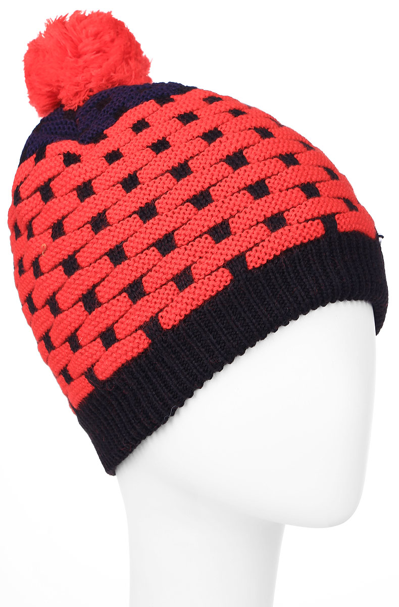 Шапка женская Salomon Poly Beanie, цвет: черный, ярко-красный. L39050700. Размер универсальныйL39050700 Шапка женская Salomon Poly Beanie, цвет: черный, ярко-красный. L39050700. Размер универсальныйL39050700Теплая стильная женская шапка Salomon Pearl Beanie, изготовленная из мягкой пряжи смешанного состава, она обладает хорошими дышащими свойствами и хорошо удерживает тепло. Такая модель идеально подойдет для занятия спортом и для повседневной жизни. Шапкаоформлена оригинальным вязаным узором. Модель декорирована небольшой пластиной с названием бренда и большим помпоном на макушке.
