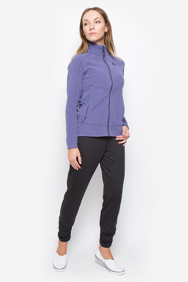 Брюки спортивные женские Salomon Elevate Warm, цвет: черный. L38253300. Размер XS (36/38)L38253300 Брюки спортивные женские Salomon Elevate Warm, цвет: черный. L38253300. Размер XS (36/38)L38253300Спортивные женские брюки Salomon Elevate Warm выполнены из плотного эластичного полиэстера. Модель имеет широкую резинку на поясе, объем талии регулируется при помощи шнурка-кулиски. Изделие дополнено двумя небольшими втачными кармашками на поясе. Плоские швы защищают от натирания. Низ брючин оформлен мелкими складками.