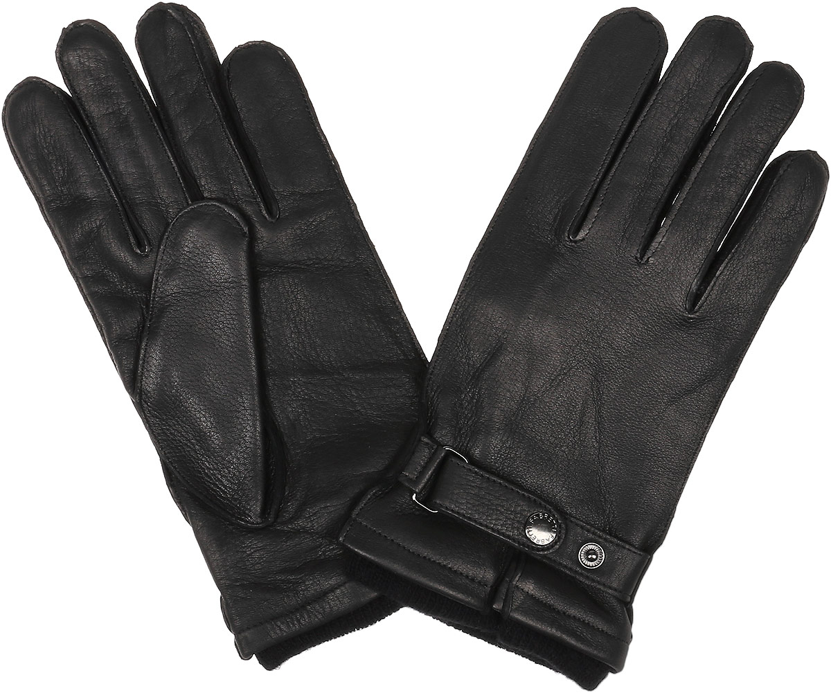 Перчатки мужские Fabretti, цвет: черный. 22.28-1. Размер 9