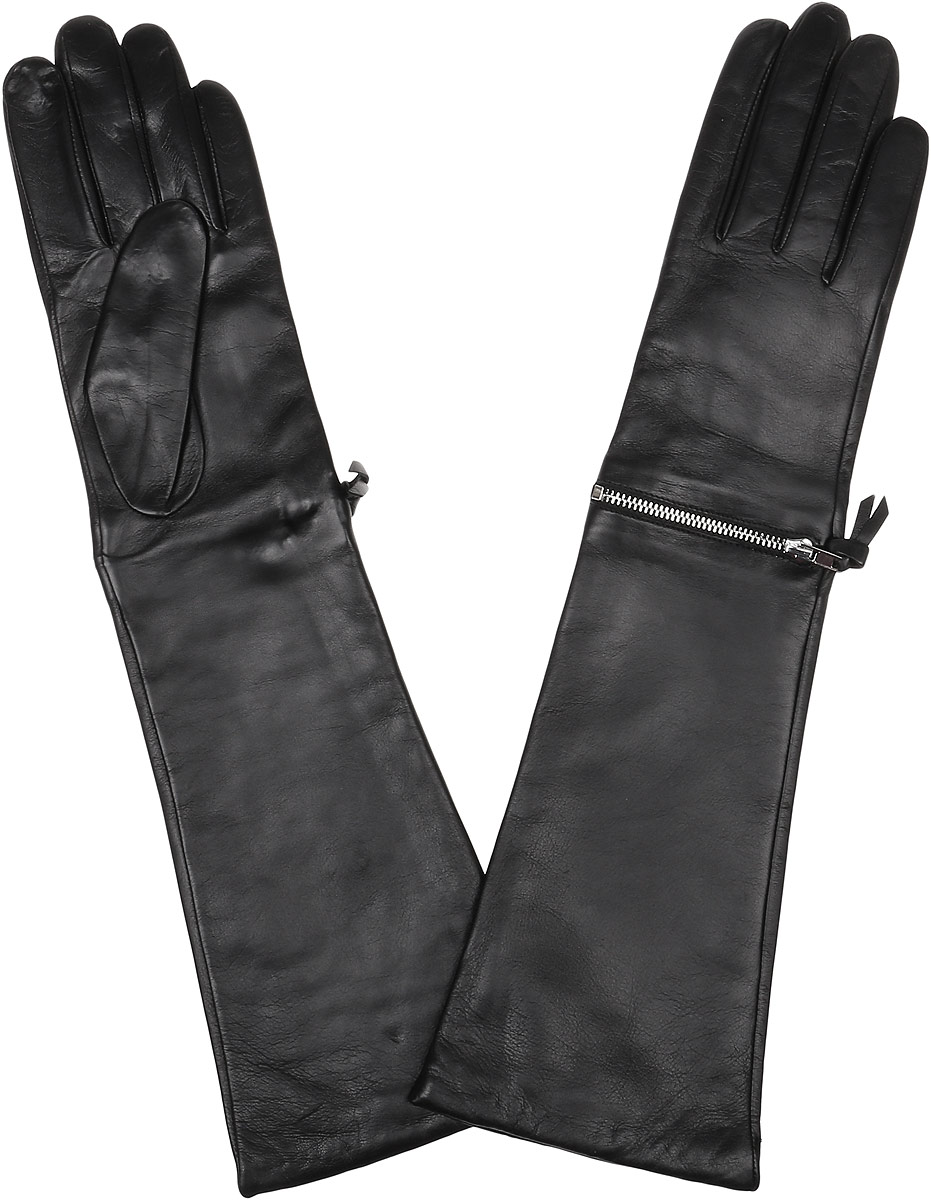 Перчатки женские Fabretti, цвет: черный. 12.33-1. Размер 7