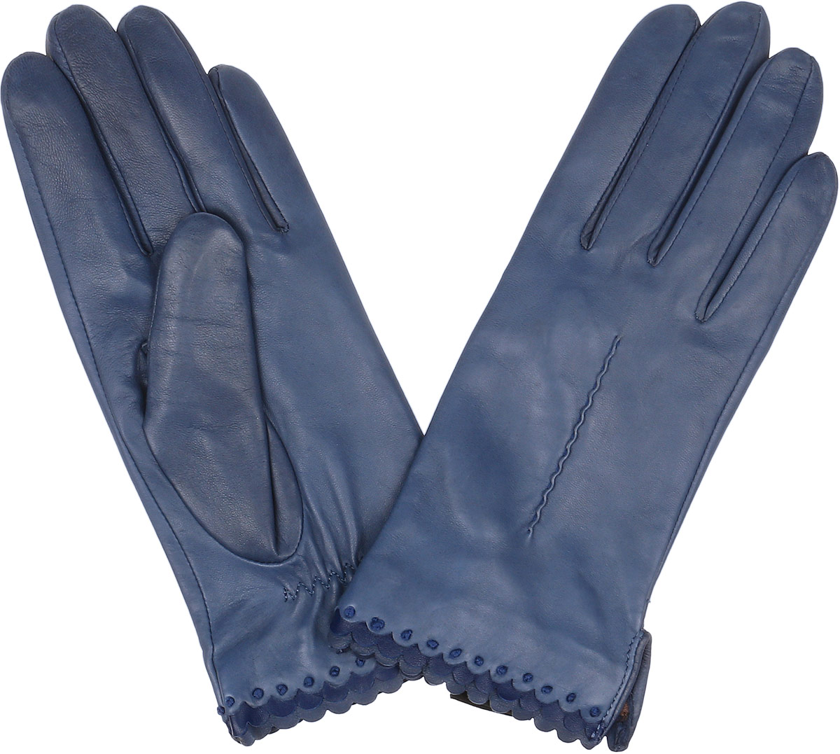 Перчатки женские Fabretti, цвет: синий. 2.80-11s. Размер 7