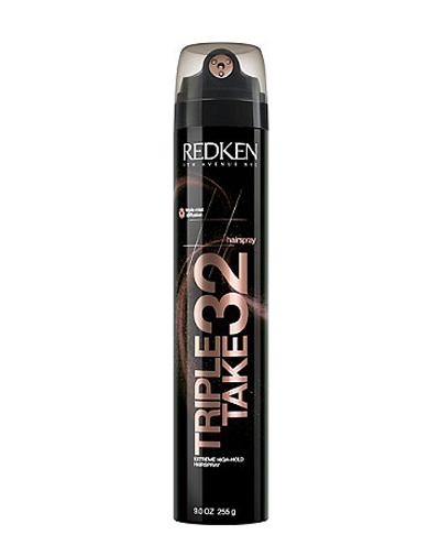 Redken Hairsprays Triple Take 32 Спрей суперсильной фиксации для всех типов волос, 300 млE1630700 Redken Hairsprays Triple Take 32 Спрей суперсильной фиксации для всех типов волос, 300 млE1630700Спрей супер сильной фиксации для всех типов волос. Тройной распылитель для максимального покрытия. Невидимая фиксация. Не осыпается. Не оставляет следов на волосах.