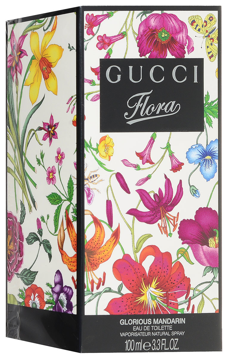 Gucci Туалетная вода Flora Glorious Mandarin, 100 мл0737052522692 Gucci Туалетная вода Flora Glorious Mandarin, 100 мл0737052522692Верхние ноты Flora by Gucci Glorious Mandarin от Gucci представлены пионом и мандарином. Сердечные ноты созданы с помощью запаха жасмина и коктейля Пинаколада. Завершают развитие аромата базовые ноты. В их состав входит запах мускуса, амбры и древесных нот.Верхняя нота: Мандарин, Пион.Средняя нота: Жасмин.Шлейф: Амбра, Древесные ноты, Мускус.Аромат создан вокруг цветка чистоты и свежести - мандарина.Дневной и вечерний аромат.