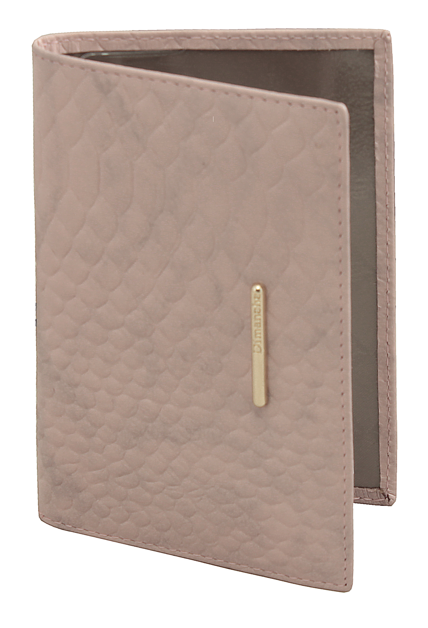 Обложка для паспорта женская Dimanche, цвет: пепельно-розовый. 790
