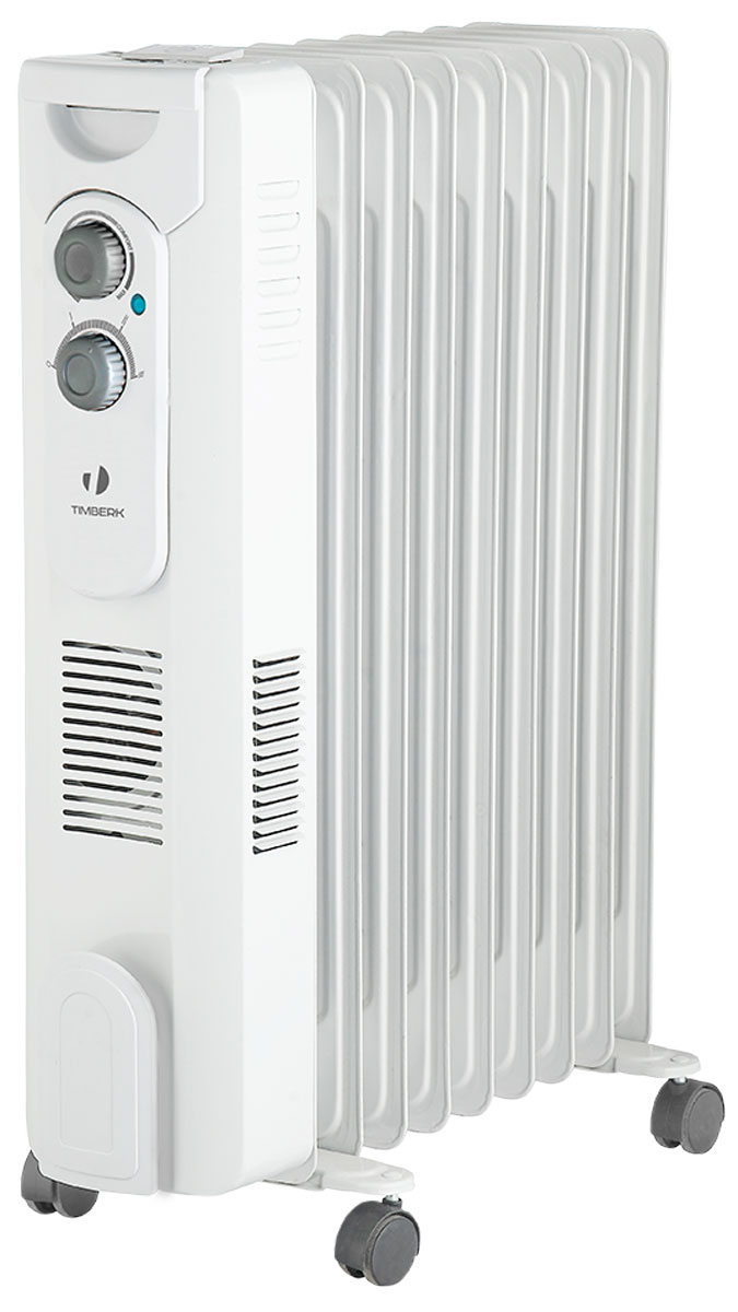 Timberk TOR 31.1907 QT радиатор масляныйCB 090 Timberk TOR 31.1907 QT радиатор масляныйCB 090Масляный радиатор Timberk TOR 31.1907 QT имеет классический тип секций и элегантный дизайн. Колесики предназначены для удобного перемещения обогревателя. Радиатор оборудован устройством для намотки сетевого шнура и имеет три ступени мощности нагрева, встроенный регулируемый термостат, а также тепловентилятор с возможностью отключения.Timberk TOR 31.1907 QT снабжен механизмом защиты от перегрева и замерзания и технологией STEEL SAFETY, которая исключает проблему утечки масла и гарантирует высочайшую надежность устройства. Особый цвет секций радиатора - молочно-белый - создает новую тенденцию в дизайне простых обогревательных приборов.