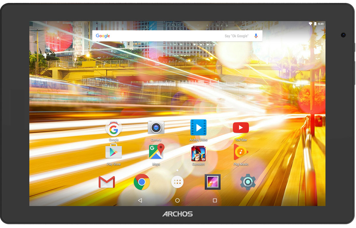 Archos 101B Oxygen101B OXYGEN Archos 101B Oxygen101B OXYGENArchos 101B Oxygen - идеальный мультимедиа-планшет. Благодаря 10,1-дюймовому экрану с разрешением Full HD, вы получите настоящее удовольствие от просмотра фильмов и сериалов. Видео становится действительно живым!Мощный 4-ядерный процессор в Archos 101B Oxygen позволит работать с любыми приложениями максимально комфортно, не жертвуя производительностью или временем работы батареи.Работающий на платформе Android 6.0 Marshmallow Archos 101B Oxygen получил обновленный интерфейс пользователя, ставший еще более удобным и интуитивным. Marshmallow также предоставляет новые функции, такие как Google Now on Tap и многие другие.Этот планшет отражает в дизайне новейшие тренды в мире электроники. Он оптимально подходит для ежедневного использования и отличается элегантным внешним видом, что подчеркивает алюминиевый корпус.Куда бы вы ни отправились, обе камеры Archos 101B Oxygen помогут запечатлеть памятные моменты и быть рядом с любимыми. Не важно, снимаете ли вы на ходу, фотографируете пейзажи в отпуске или просто хотите быть на видео-связи с друзьями и семьей.Планшет сертифицирован EAC и имеет русифицированный интерфейс, меню и Руководство пользователя.