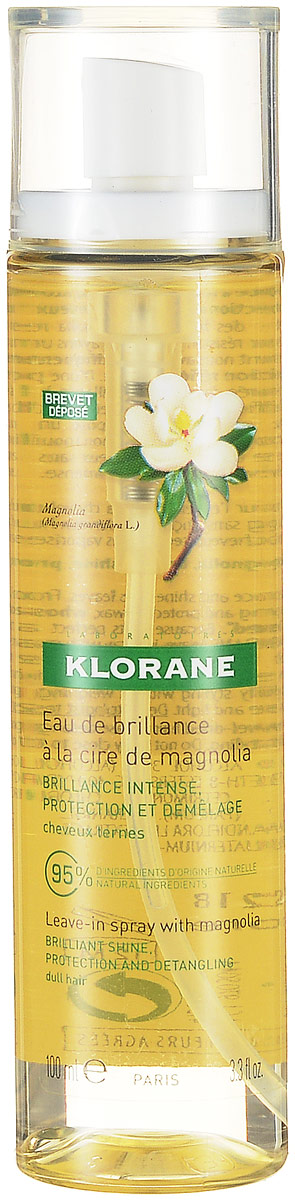 Klorane Dull Hair Спрей с воском магнолии для блеска волос, 100 млC30988 Klorane Dull Hair Спрей с воском магнолии для блеска волос, 100 млC30988Облегчает расчесывание волос и укладку, защищает волосы от агрессивных внешних воздействий, усиливает натуральный блеск волос мгновенный эффект.Доказанная эффективность: облегчает расчесывание влажных волос 78%, увлажняет волосы 87%, защищает волосы от внешних агрессивных воздействий 87%, блеск 84%.