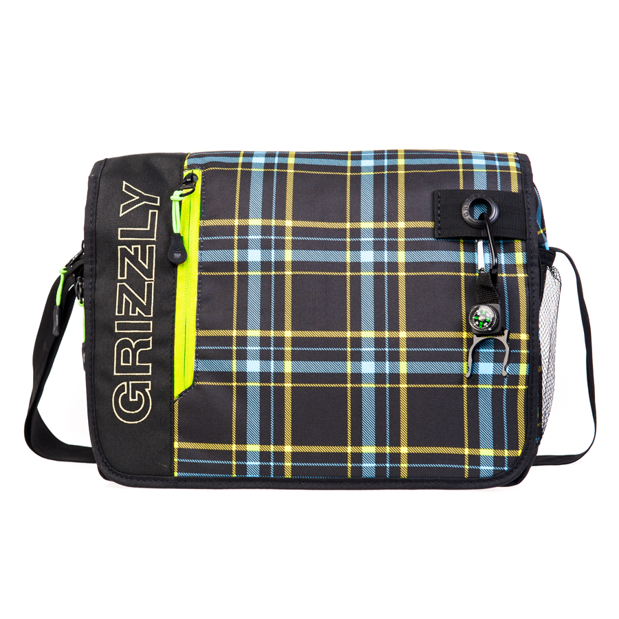 Сумка молодежная Grizzly, цвет: черный, голубой, 14 л. MM-610-3/2MM-610-3/2 Сумка молодежная Grizzly, цвет: черный, голубой, 14 л. MM-610-3/2MM-610-3/2Молодежная сумкаGrizzly имеет одно отделение, клапан на липучках с карманом на молнии, объемный передний карман на молнии, внутренний карман для ноутбука/планшета, внутренний карман на молнии, регулируемый плечевой ремень, брелок-игрушка.