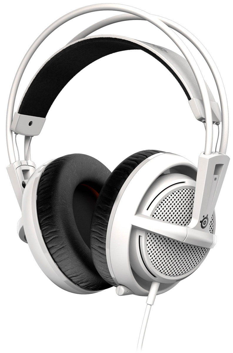 SteelSeries Siberia 200, White наушники51132 SteelSeries Siberia 200, White наушники51132Игровые наушники SteelSeries Siberia 200 - модель, которая появилась на базе потребностей многолетнего опыта профессиональных геймеров.Тонкая настройка оголовья позволяет устройству стать универсальным для любого пользователя. Модель прочно держится на голове за счет технологии двойного обода, которая при этом не давит на уши. Данные наушники оснащены парой динамиков в 50 мм, которые позволяют насыщенно передавать как высокие, так и низкие частоты, обогащая и микшируя их.Наушники SteelSeries Siberia 200 отличаются плотно прилегающими и комфортными амбушюрами, которые не только полностью проветриваются, но и обеспечивают хорошую звукоизоляцию от посторонних шумов, что придает полное погружение в игровой процесс. Выдвижной микрофон чувствителен и имеет особенность окраски голоса пользователя, передавая его в лучшем интонировании. Общая конструкция модели получилась очень легкой и удобной.