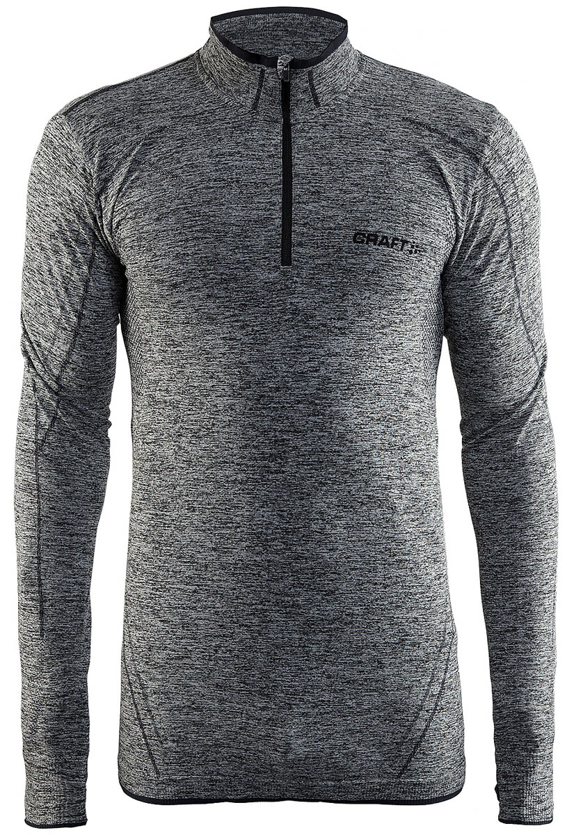 Термобелье кофта мужская Craft Active Comfort, цвет: серый меланж. 1904480. Размер S (46)1904480 Термобелье кофта мужская Craft Active Comfort, цвет: серый меланж. 1904480. Размер S (46)1904480Мягкая и эластичная, легкая, но согревающая ткань термобелья сохранит ваше тело в тепле, сухости и комфорте. Прекрасная терморегуляция, свободный крой и плоские швы. Различные зоны плотности материала с учетом картографии тела. Бесшовный дизайн для оптимальной свободы движений.