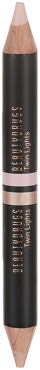Beautydrugs Twin Lights Двойной карандаш-хайлайтер 02, 2,98 гр00070 Beautydrugs Twin Lights Двойной карандаш-хайлайтер 02, 2,98 гр00070Двойной хайлайтер для бровей Beautydrugs Twin Lights служит финальным штрихом в макияже, выделяет, подчеркивает изгиб брови, делая ее визуально более четкой, а образ - завершенным. Каждый карандаш имеет два оттенка: матовый и с деликатным шиммером, они используются в зависимости от желаемого эффекта. Матовый хайлатер используется над бровью, чтобы очертить и высветлить эту область. Шиммерный - для областью под бровью, для придания более законченного и гламурного образа. Beautydrugs Twin Lights может использоваться и для расставления световых акцентов на всем лице: в уголках глаз, на спинке носа, на галочке над верхней губой в качестве консилера.