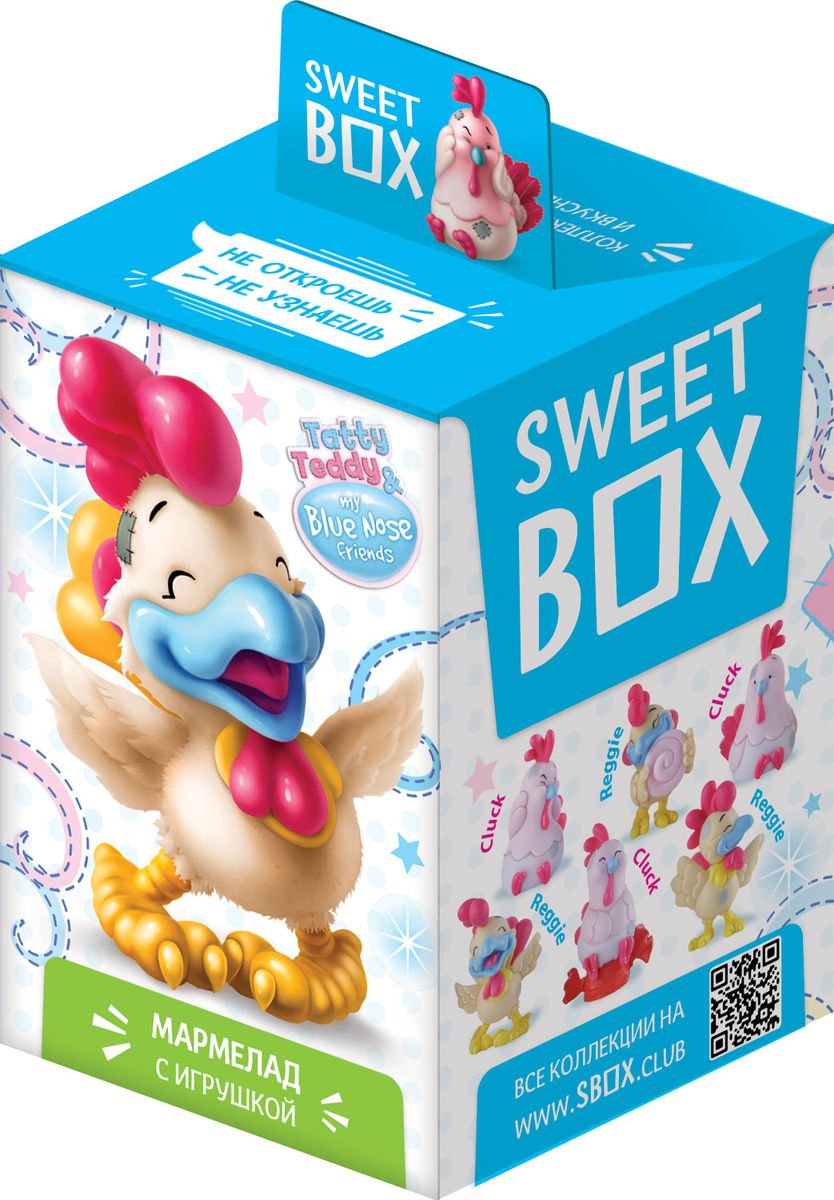 Sweet Box Петухи мармелад жевательный с игрушкой, 10 гУТ19061 Sweet Box Петухи мармелад жевательный с игрушкой, 10 гУТ19061Sweet Box (Сладкая коробочка) - коробочка со сладостями и игрушкой.Свитбоксы популярны среди детей и взрослых, коллекционирующих игрушки. Персонажи коллекций открывают удивительные миры, вовлекают в игру, дарят незабываемые впечатления.Игрушка, изображающая птицу выполнена из пластика. Пока не откроете коробочку - не узнаете, какая игрушка вам попалась!Игрушка предназначена для детей старше трех лет.Уважаемые клиенты! Обращаем ваше внимание, что полный перечень состава продукта представлен на дополнительном изображении.