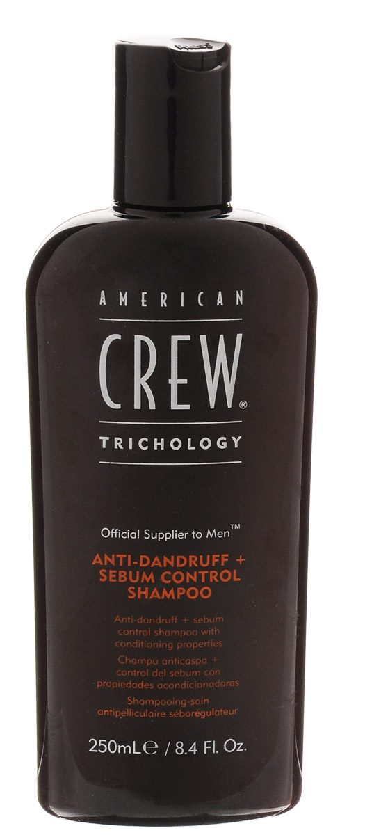 American Crew Шампунь против перхоти Classic Anti-Dandruff 250 мл7207887000 American Crew Шампунь против перхоти Classic Anti-Dandruff 250 мл7207887000Шампунь против перхоти обеспечивает прекрасный уход за сухой кожей головы. Данный шампунь от компании Американ Крю подходит как для нормальных, так и для сухих, ломких и повреждённых волос с перхотью. Благодаря шампуню American Crew волосы приобретают эластичность, мягкость и здоровый вид и блеск, а такой активный ингредиент, входящий в состав средства, как цинк, отлично препятствует шелушению и зуду кожи головы, в результате чего устраняется проблема перхоти. Шампунь Американ Crew Anti-Dandruff восстанавливает и укрепляет волосы, охлаждает и освежает кожу головы, подходит для частого применения.отличное и надёжное средство для избавления от перхоти. Состав: ментол, масло мяты кучерявой, лимонная кислота, цинк пиритион 0,5%.