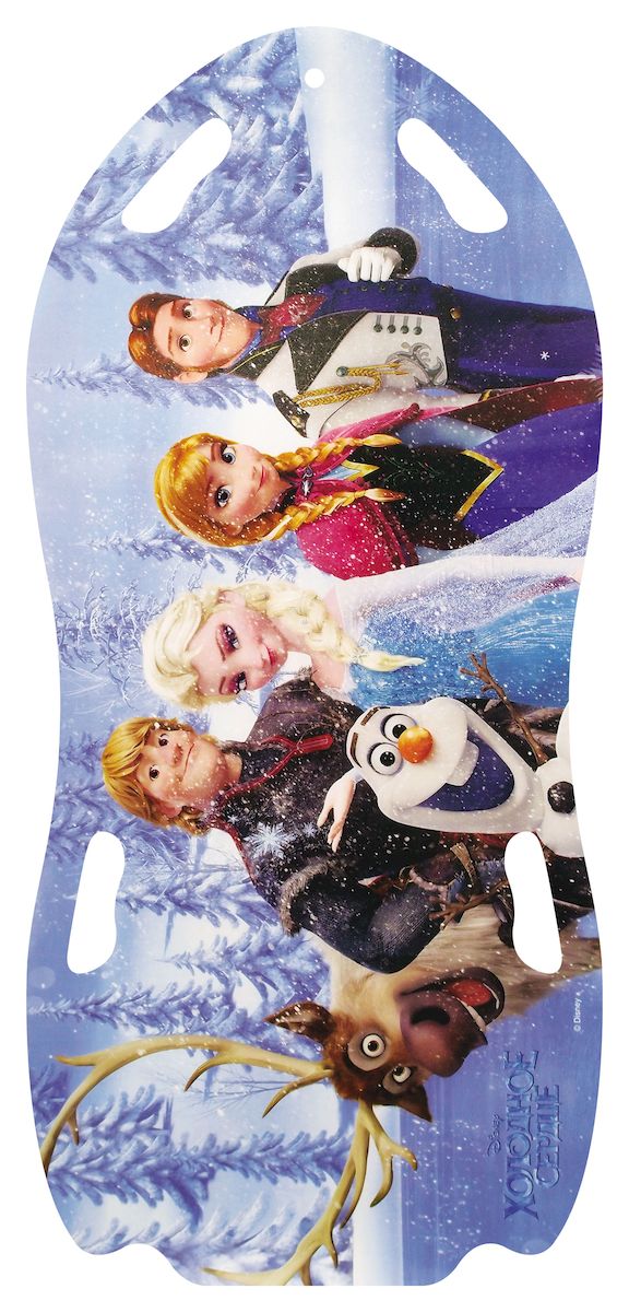 Ледянка для двоих Disney Холодное сердце, 119 смТ57258 Ледянка для двоих Disney Холодное сердце, 119 смТ57258Двойная ледянка Disney Холодное сердце предназначена для любителей зимних спортивных развлечений. Выполнена из ПВХ.На лицевой стороне имеется изображение с героями любимого мультфильма. На ледянке имеются ручки-прорези для удобства маневрирования.