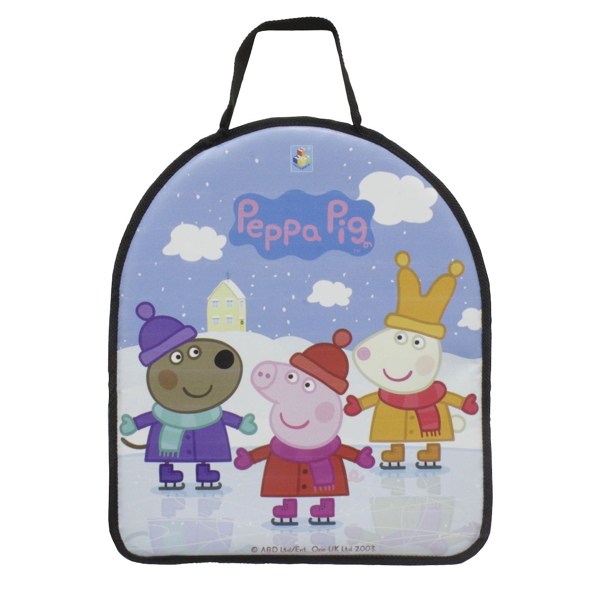 Ледянка 1toy Peppa, 52 х 50 смТ59156 Ледянка 1toy Peppa, 52 х 50 смТ59156Ледянка 1toy Peppa подойдет для любителей зимних спортивных развлечений. Выполнена из ПВХ.Ледянка имеет ручку для переноски. На лицевой стороне имеется изображение с героями любимого мультфильма.