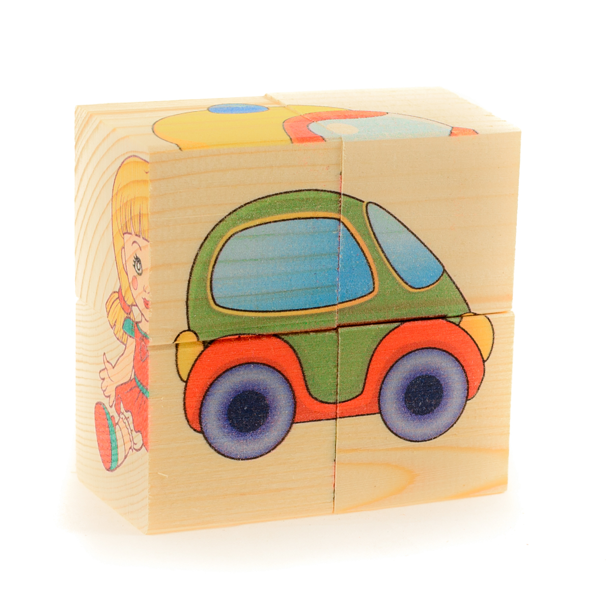 Развивающие деревянные игрушки Кубики Игрушки