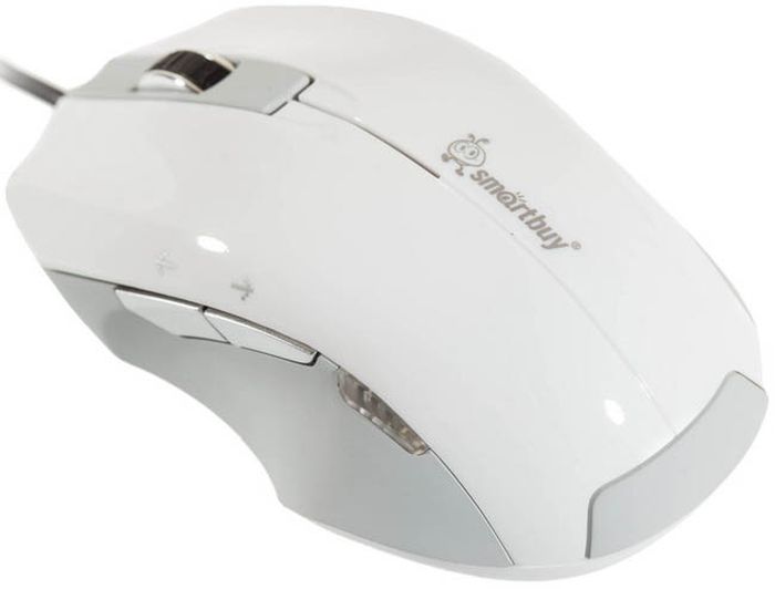Smartbuy 503, White мышьSBM-503-W Smartbuy 503, White мышьSBM-503-WПроводная мышь SmartBuy 503 подходит для работы с ноутбуком и настольным ПК. Оптический сенсор с высоким разрешением позволяет использовать устройство в различных графических приложениях и текстовых редакторах. SmartBuy 503 не требует установки драйверов, достаточно просто подключить ее к USB-порту компьютера.