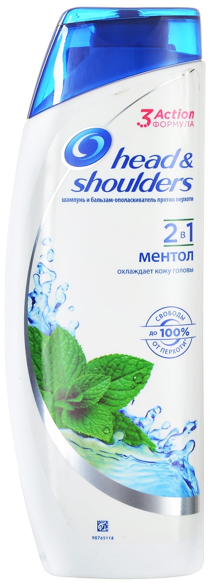 Шампунь и бальзам-ополаскиватель против перхоти 2в1 Head & Shoulders Ментол, 400 млHS-81207734 Шампунь и бальзам-ополаскиватель против перхоти 2в1 Head & Shoulders Ментол, 400 млHS-81207734До 100% свободы от перхоти!*Освежающий, с натуральным ментолом. Наша проверенная Actizinc формула не только эффективно борется с причинами возникновения перхоти*, но и сохраняет баланс кожи головы и красивые волосы**. Мягкая, рН-сбалансированная формула подходит для ежедневного использования. *видимой перхоти при регулярном применении **при регулярном примененииТовар сертифицирован.