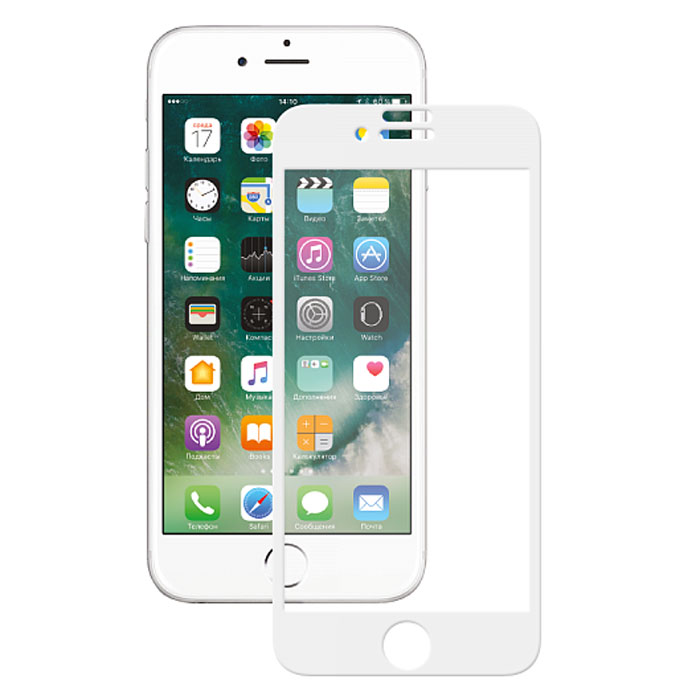 Deppa 3D защитное стекло для Apple iPhone 7 / 8, White62036 Deppa 3D защитное стекло для Apple iPhone 7 / 8, White62036Прочное защитное стекло из японского закаленного стекла Asahi Deppa 3D защитит экран вашего устройства от царапин. Обеспечивает более высокий уровень защиты по сравнению с обычной пленкой. При этом яркость и чувствительность дисплея не будут ограничены. Препятствует появлению воздушных пузырей и надежно крепится на экране устройства.