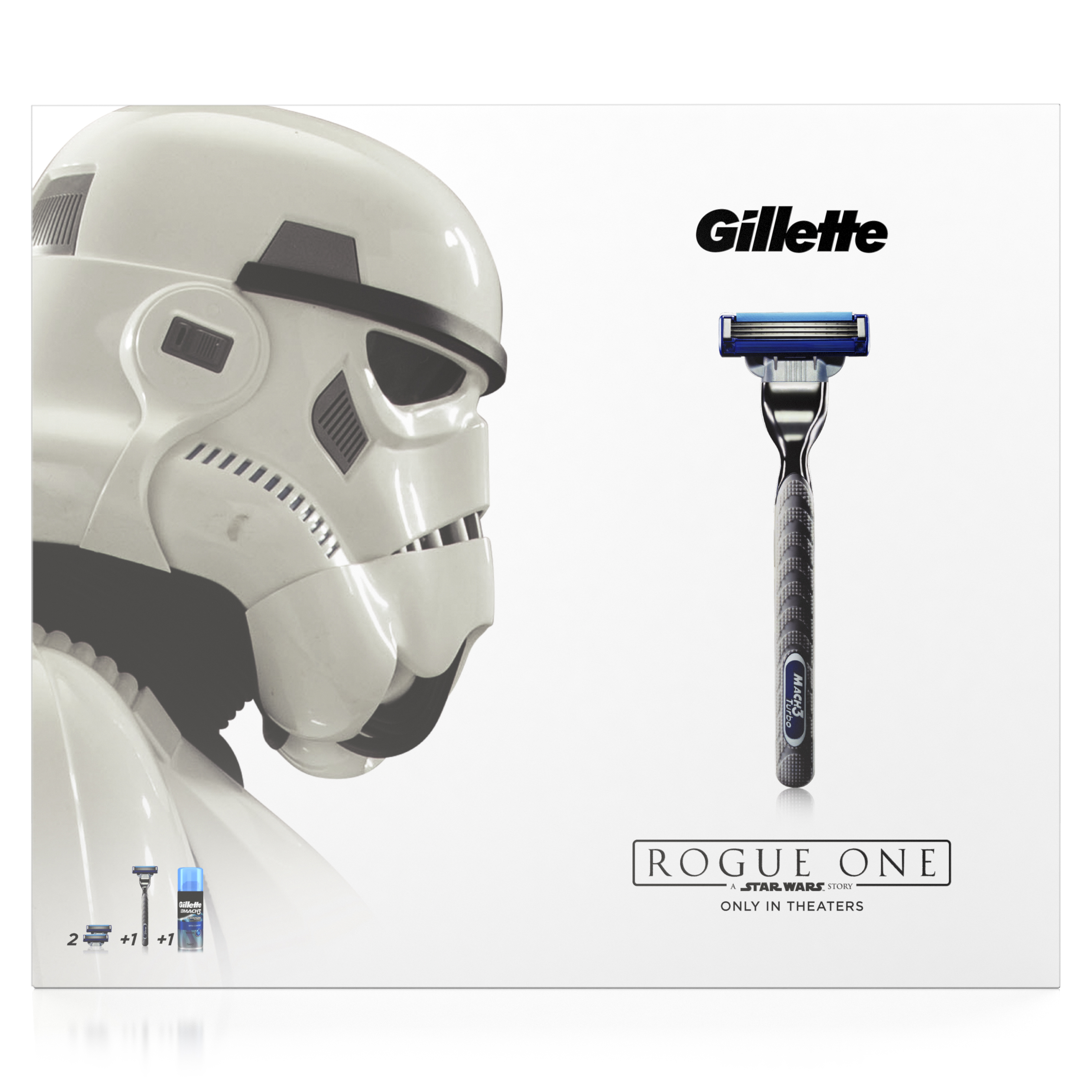 Подарочный Набор Gillette Mach3 Turbo: Мужская Бритва Mach3 Turbo + 2 Сменные кассеты + Гель для бритья Extra Comfort, 75 млMAG-81562104 Подарочный Набор Gillette Mach3 Turbo: Мужская Бритва Mach3 Turbo + 2 Сменные кассеты + Гель для бритья Extra Comfort, 75 млMAG-81562104Подарочный набор Gillette Mach3 Turbo подарит идеально гладкое бритье. В набор входят: Мужская Бритва Gillette Mach3 Turbo, 2 Сменные кассеты и Гель для бритья Mach3 Extra Comfort, 75 мл. Бритва с 3 лезвиями имеет более острые и быстрые лезвия (2 первых лезвия), долговечную гелевую полоску для комфортного бритья и в два раза больше микрогребней SkinGuard (по сравнению с одноразовой бритвой Gillette Blue3). Гель для бритья создает густую приятную пену, великолепно удерживающую влагу (по сравнению с гелями для бритья MACH3).. Подарочный набор Gillette Mach3 Turbo подарит идеально гладкое бритье. В подарочный набор входят Бритва Gillette Mach3 Turbo, 2 Сменные кассеты и Гель для бритья. Бритва с 3 лезвиями имеет более острые и быстрые лезвия (2 первых лезвия), долговечную гелевую полоску для комфортного бритья и в два раза больше микрогребней SkinGuard (по сравнению с одноразовой бритвой Gillette Blue3). Гель для бритья: формула Mach3 Complete Defense для надежной защиты от жжения после бритья по сравнению с пенами для бритья Mach3. Ощущения лучше, чем при бритье новой одноразовой бритвой, даже при 10-м использовании (по сравнению с Gillette Blue II Plus). В комплект этой бритвы входят 3 лезвия с покрытием, уменьшающим трение. Более острые, быстро режущие лезвия (2 первых лезвия по сравнению с бритвой Gillette Blue II). Более гладкое бритье без раздражения (по сравнению с одноразовой бритвой Gillette Blue II Plus).