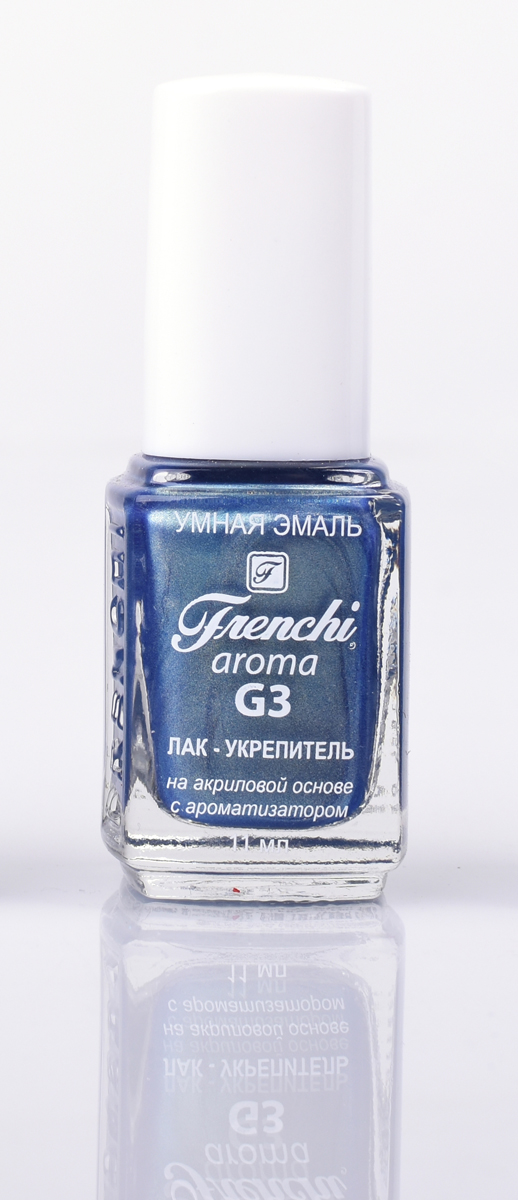 Frenchi aroma G3 Лак-укрепитель на акриловой основе № 3, 11 млУТ00000789 Frenchi aroma G3 Лак-укрепитель на акриловой основе № 3, 11 млУТ00000789Лак на акриловой основе Frenchi G3 – это стойкость и безупречность Вашего маникюра в течение 7 дней.Лак на акриловой основе – это идеальный вариант для деловой женщины, в нашем современном мире, что позволяетженщине тратить меньше времени на посещение салоновкрасоты.