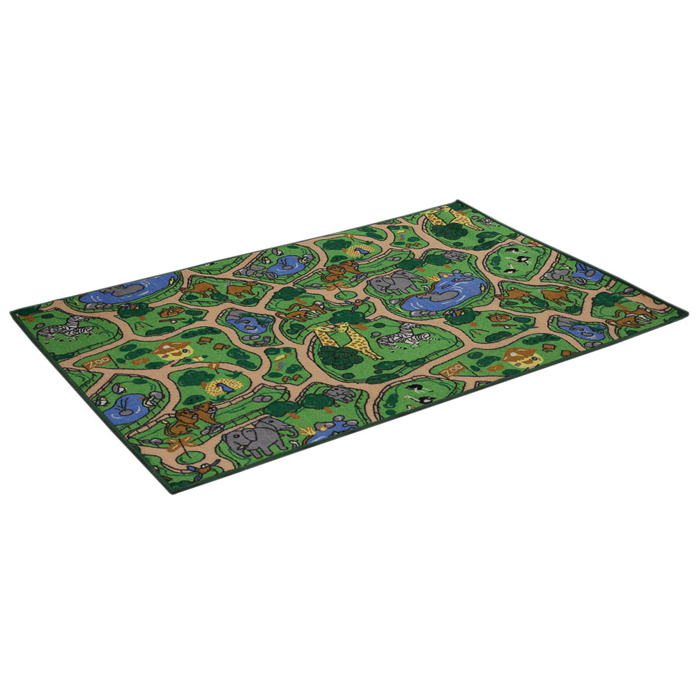 Коврик игровой Vortex Зоопарк, 100 х 150 см23009 Коврик игровой Vortex Зоопарк, 100 х 150 см23009Игровой коврик поможет вашему ребенку в игровой форме познакомиться с обитателями зоопарка. Знания, полученные во время игры, помогут вашему ребенку самостоятельно ориентироваться в различных жизненных ситуациях, стать воспитанным, культурным и образованным человеком. Игровой коврик выполнен из нейлона, подложка - из латекса.