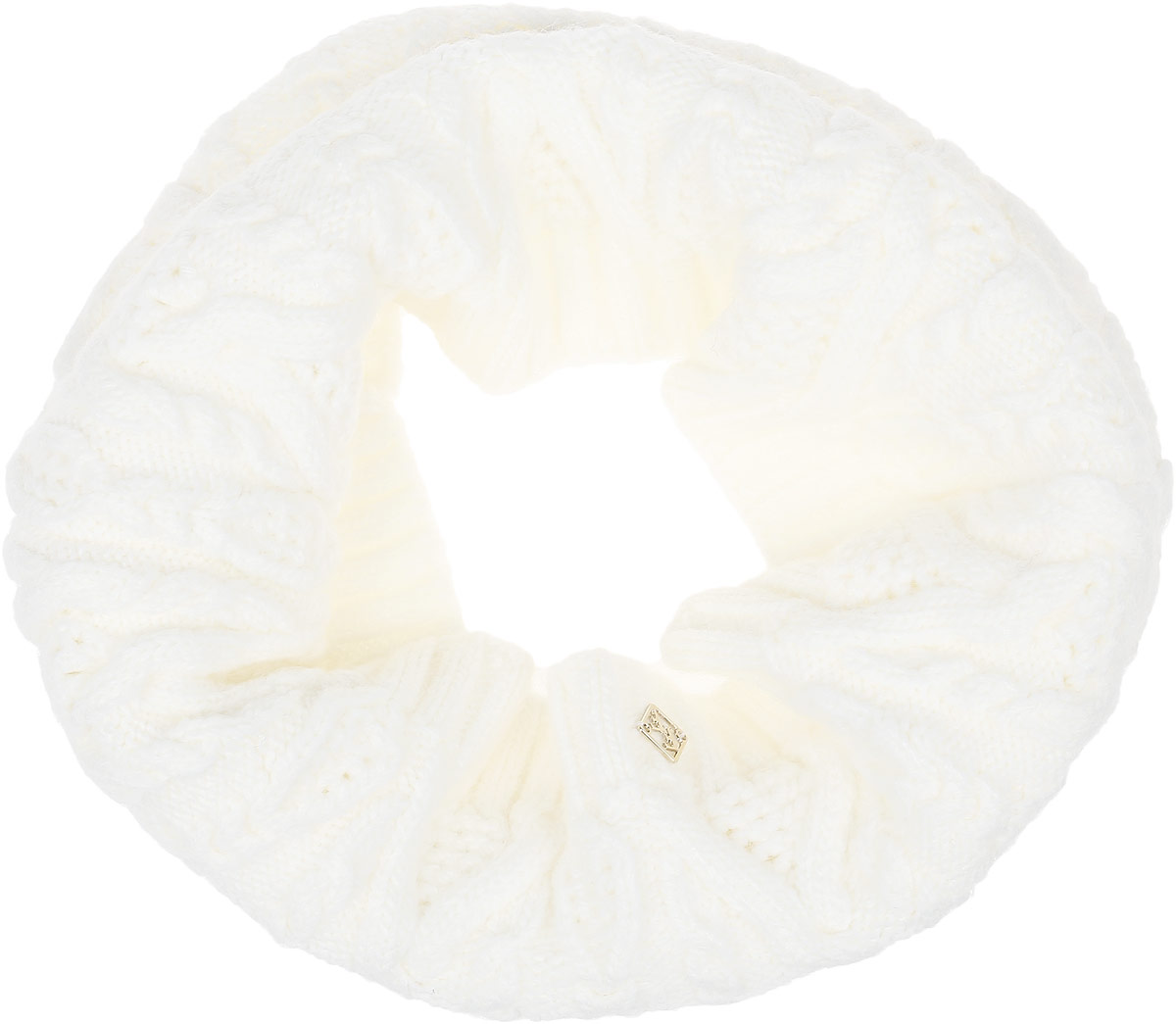 Снуд-хомут женский Finn Flare, цвет: белый. W16-11121_201. Размер 60 см х 40 см