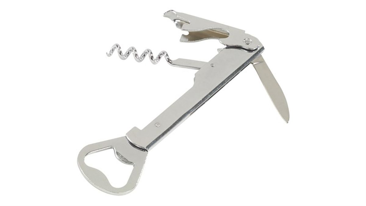 Нож перочиный Outwell 5 in 1 Opener, цвет: серый530461 Нож перочиный Outwell 5 in 1 Opener, цвет: серый530461Открывалка Outwell 5 in 1 Opener - универсальный нож незаменимый аксессуар на отдыхе, в походе, на рыбалке. Изделие выполнено из прочной нержавеющей стали. Нож имеет длину 14 см. У ножа пять различных функций: он может использоваться как нож, штопор, двухступенчатый рычаг и 2-бутылочный держатель.