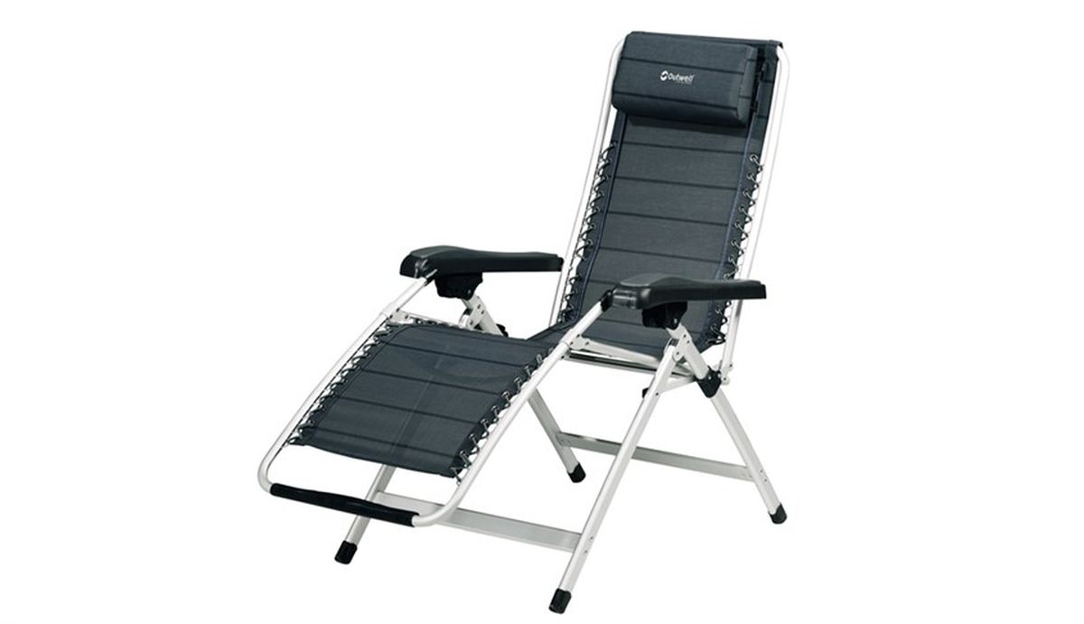 Кресло-шезлонг Outwell Hudson Relax, цвет: серый, 68 х 100 х 115 см661220 Кресло-шезлонг Outwell Hudson Relax, цвет: серый, 68 х 100 х 115 см661220Кресло-шезлонг Outwell Hudson Relax идеально подходит для любителей отдыха на природе, ищущих стильный современный дизайн, комфорт и прочные материалы в специализированной коллекции кресел Hudson Relax. Непревзойденные качество и стиль данной серии достигаются за счет использования высокопрочного полиэстера и алюминиевого каркаса, обеспечивающих прочность стульев ,кресел и шезлонгов.