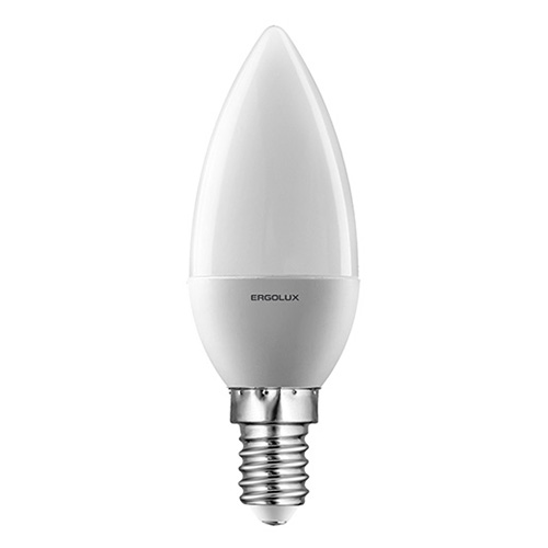 Лампа светодиодная Ergolux LED-C35, теплый свет, цоколь E14, 5 Вт12132 Лампа светодиодная Ergolux LED-C35, теплый свет, цоколь E14, 5 Вт12132Светодиодная лампа Ergolux LED-C35 - новое решение в светотехнике. Такая лампа экономит много электроэнергии благодаря низкой потребляемой мощности. Она идеально подходит для основного и акцентного освещения интерьеров, витрин, декоративной подсветки. Кроме того, светодиодная лампа создает уютную атмосферу и позволяет экономить электроэнергию уже с первого дня использования.