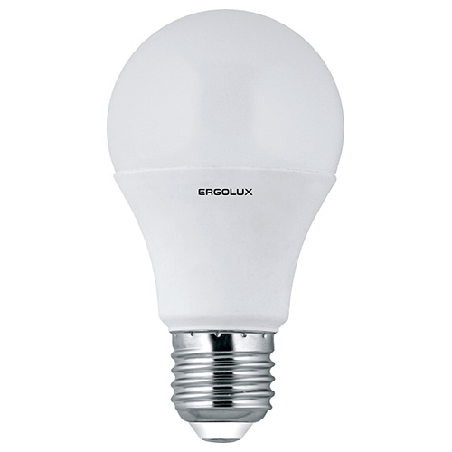 Лампа светодиодная Ergolux LED-A60, холодный свет, цоколь E27, 7 Вт12147 Лампа светодиодная Ergolux LED-A60, холодный свет, цоколь E27, 7 Вт12147Светодиодная лампа Ergolux LED-A60 - новое решение в светотехнике. Такая лампа экономит много электроэнергии благодаря низкой потребляемой мощности. Она идеально подходит для основного и акцентного освещения интерьеров, витрин, декоративной подсветки. Кроме того, светодиодная лампа создает уютную атмосферу и позволяет экономить электроэнергию уже с первого дня использования.