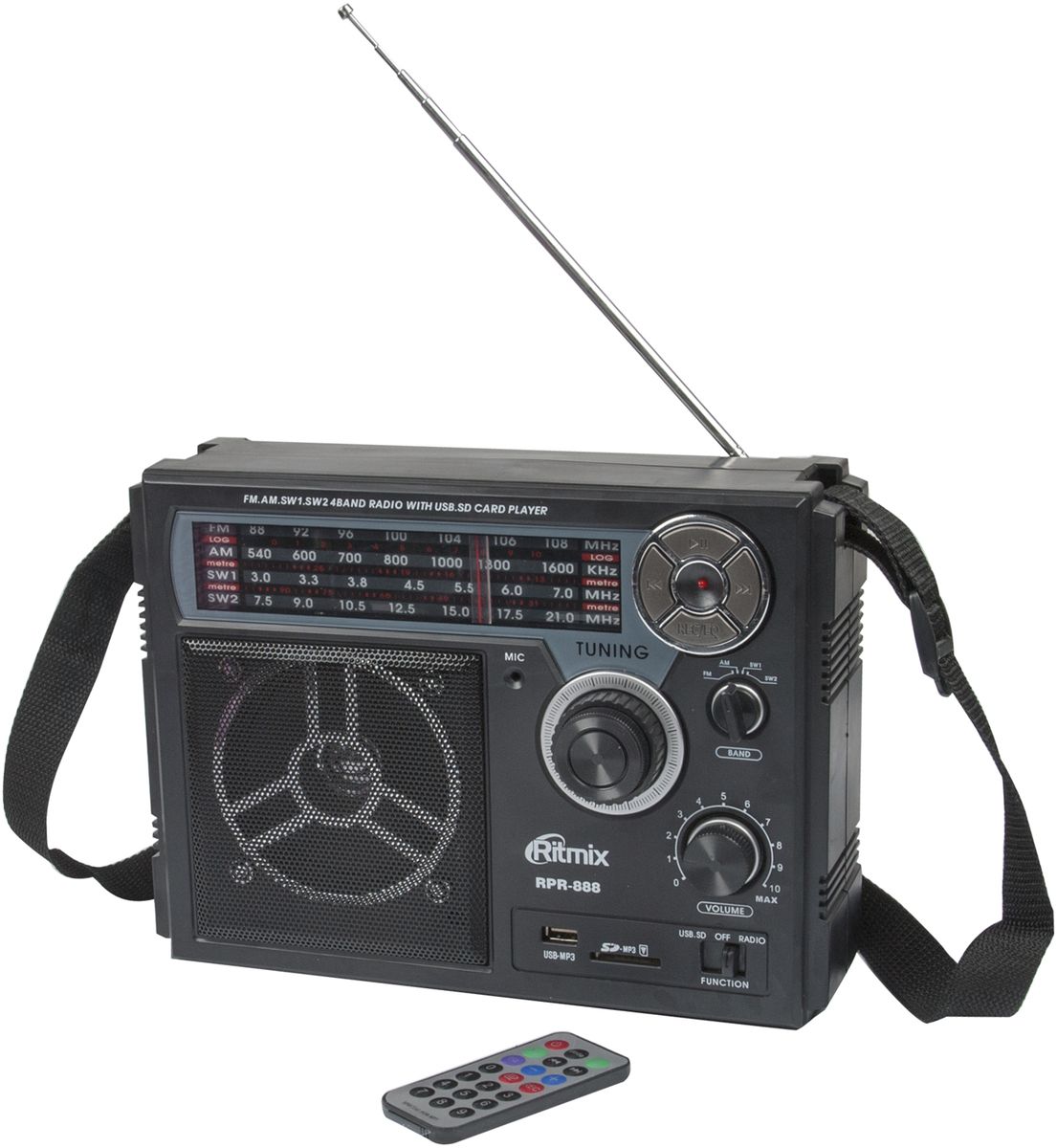 Ritmix RPR-888, Black радиоприемник