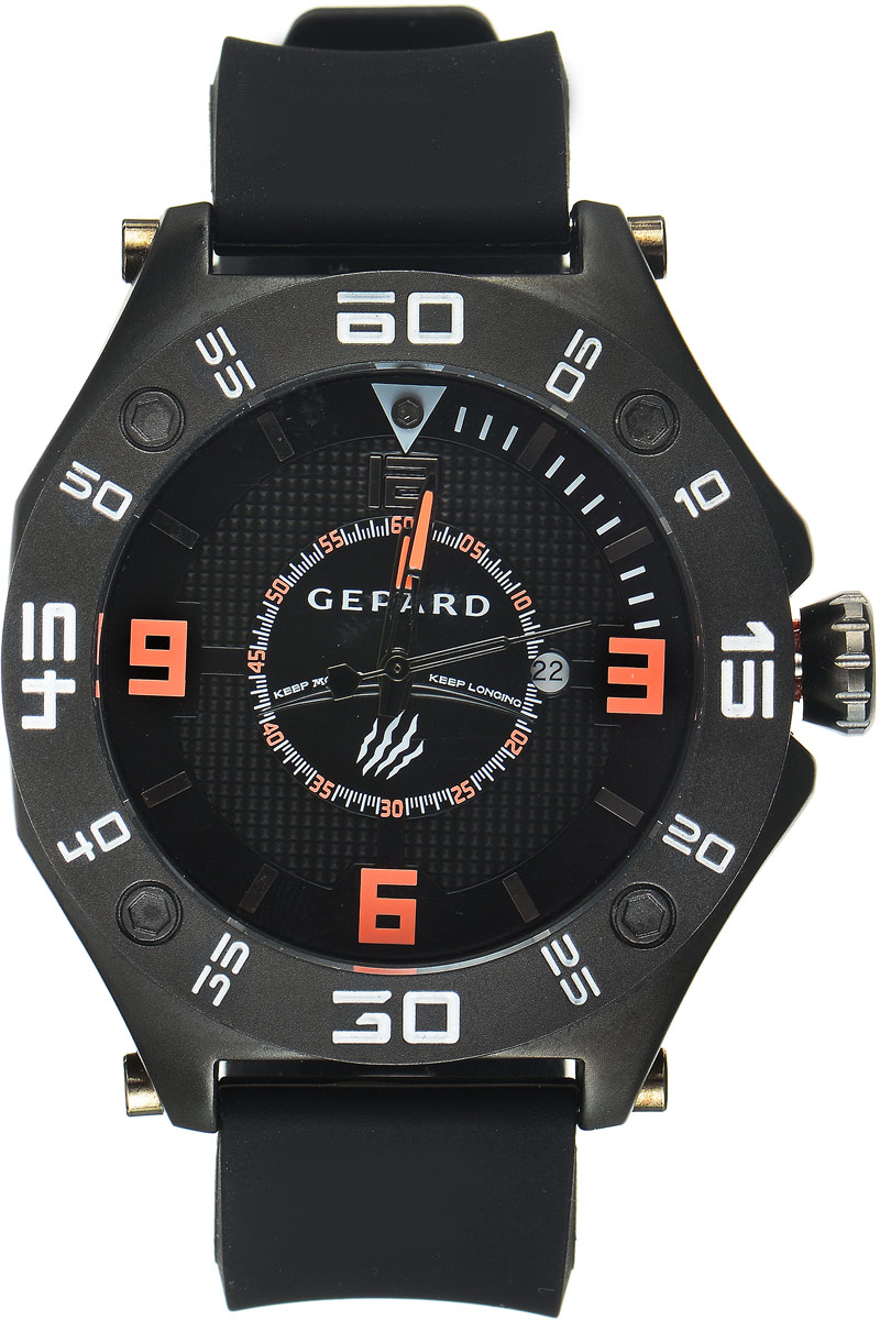 Наручные часы мужские Gepard, цвет: черный. 1222A11L4