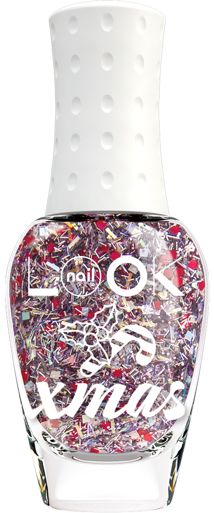 nailLOOK Лак для ногтей серии Trends X-Mas collection, Santas gem, 8,5 мл31475 nailLOOK Лак для ногтей серии Trends X-Mas collection, Santas gem, 8,5 мл31475Яркая новогодняя коллекция лаков. Зимние праздники-это время веселья, ярких фейерверков, сверкающих нарядов и ожидания чудес. Мерцающая текстура этого покрытия с вкраплением разнокалиберного красного и голографического глиттера сделает вас звездой новогоднего торжества. Металлический блеск в наступающем осенне-зимнем сезоне особенно популярен и приветствуется во всех его проявлениях.