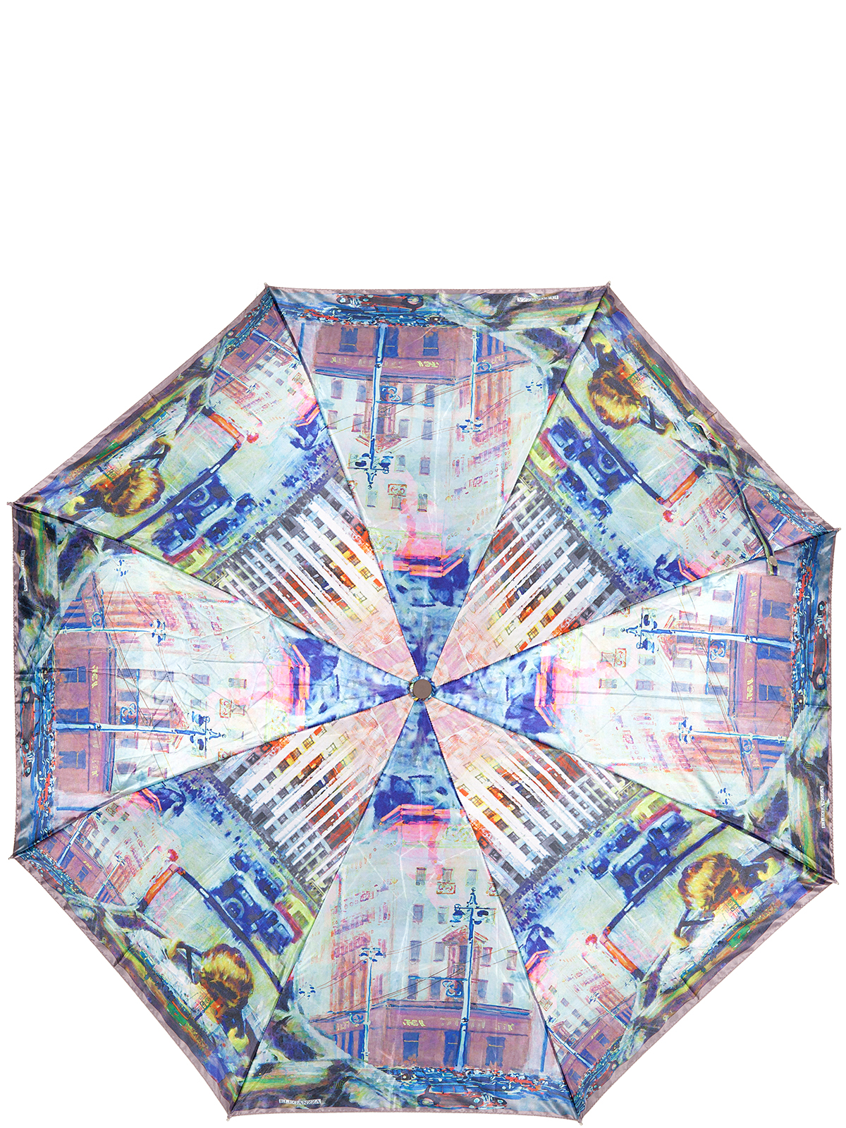 Зонт женский Eleganzza, автомат, 3 сложения, цвет: мультиколор. A3-05-0315LS