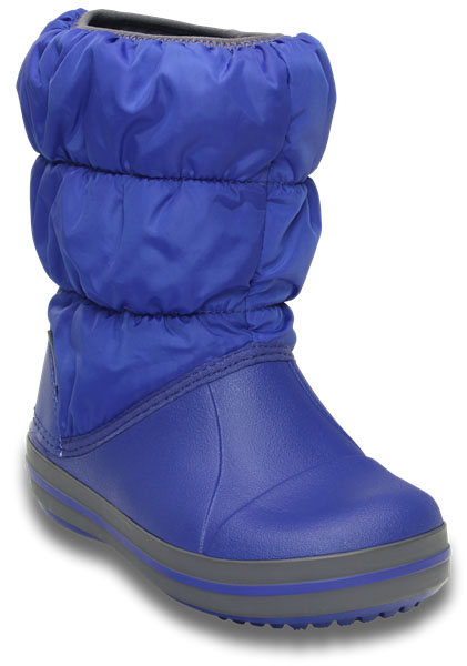 Дутики детские Crocs Winter Puff Boot, цвет: синий. 14613-4BH. Размер 6 (23)
