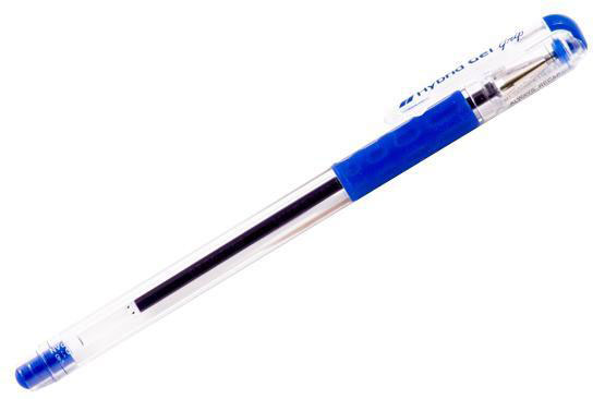 Pentel Гелевая ручка Hybrid gel Grip цвет чернил синийPK116-C Pentel Гелевая ручка Hybrid gel Grip цвет чернил синийPK116-CГелевая ручка Pentel найдет свое место и в пенале школьника, и на офисном столе.Стержень в круглом пластиковом корпусе с удобным резиновым держателем синего цвета. Чернила Pentel обеспечивают легкое комфортное письмо и безупречное качество линий. Линии ручки четкие, без размазывания. Нанесенное изображение не смывается водой.