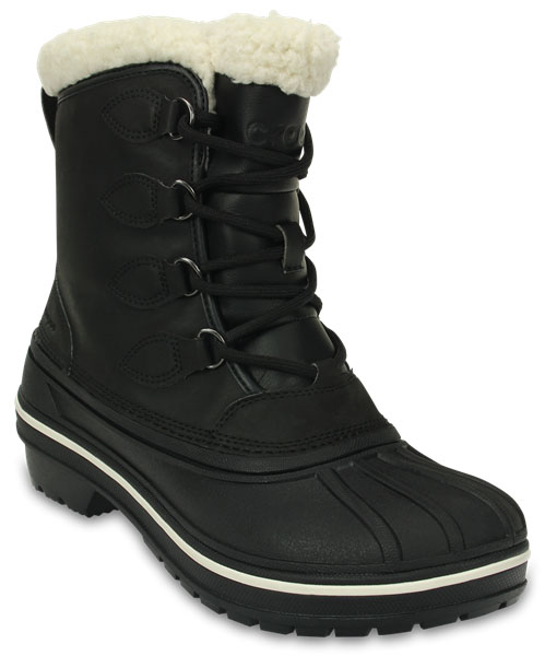 Ботинки женские Crocs AllCast II Boot, цвет: черный. 203430-001. Размер 6 (36)