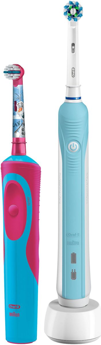 Oral-B Family Pack Pro 500 + Stages Power Frozen набор электрических зубных щеток