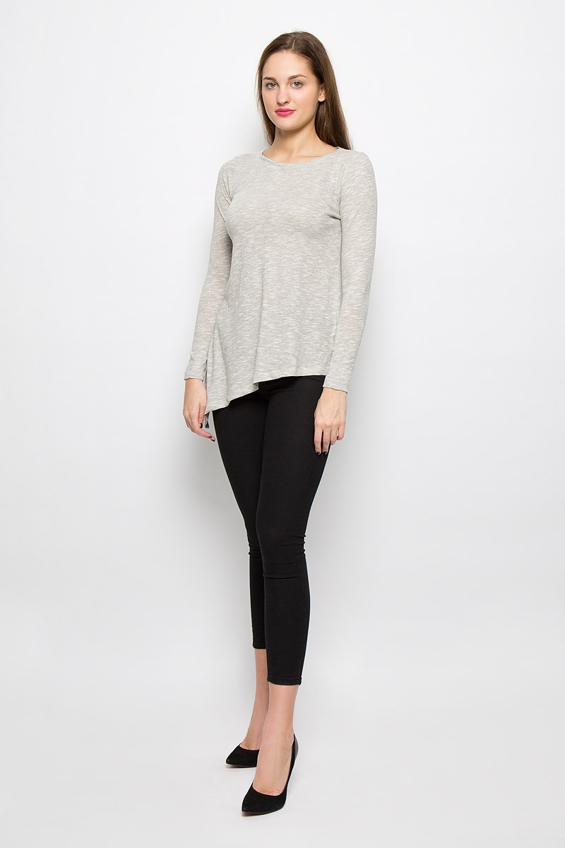 Лонгслив женский Tom Tailor Denim, цвет: серый. 1036292.00.71_2707. Размер M (46)1036292.00.71_2707 Лонгслив женский Tom Tailor Denim, цвет: серый. 1036292.00.71_2707. Размер M (46)1036292.00.71_2707Стильный женский лонгслив выполнен из хлопка с добавлением вискозы. Сбоку модель оформлена декоративным разрезом. Лонгслив с круглым вырезом горловины и длинными рукавами оформлен принтом в мелкую полоску.
