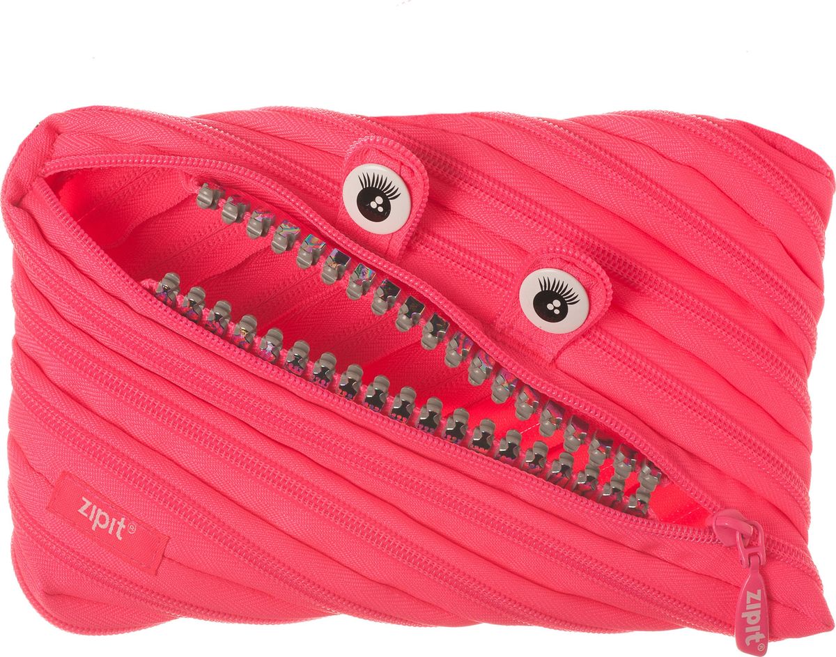 Zipit Пенал Grillz Jumbo Pouch цвет розовыйZTMJ-GR-DY Zipit Пенал Grillz Jumbo Pouch цвет розовыйZTMJ-GR-DYНеобычный пенал Zipit Grillz Jumbo Pouch изготовлен из одной длинной застежки-молнии. Он удобен для разных мелочей и пишущих принадлежностей. Особенности пенала - зубки и глазки. Его обладатель всегда будет в хорошем настроении!