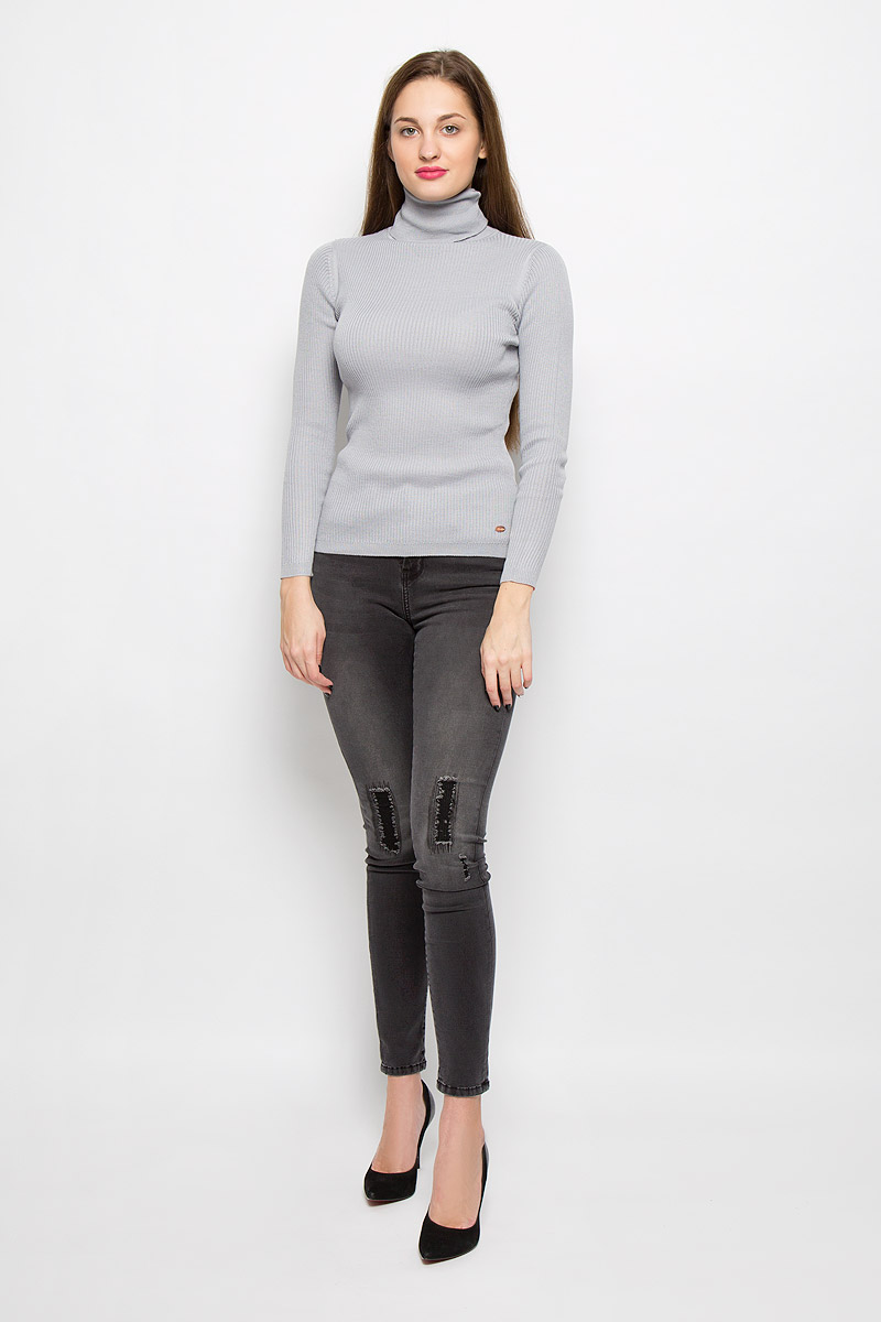 Свитер женский Tom Tailor Denim, цвет: серый. 3021828.01.71_2707. Размер S (44)3021828.01.71_2707 Свитер женский Tom Tailor Denim, цвет: серый. 3021828.01.71_2707. Размер S (44)3021828.01.71_2707Женский свитер Tom Tailor Denim с воротником-гольф и длинными рукавами изготовлен из высококачественной пряжи из полиакрила и полиэстера. Свитер связан резинкой, благодаря чему великолепно тянется.